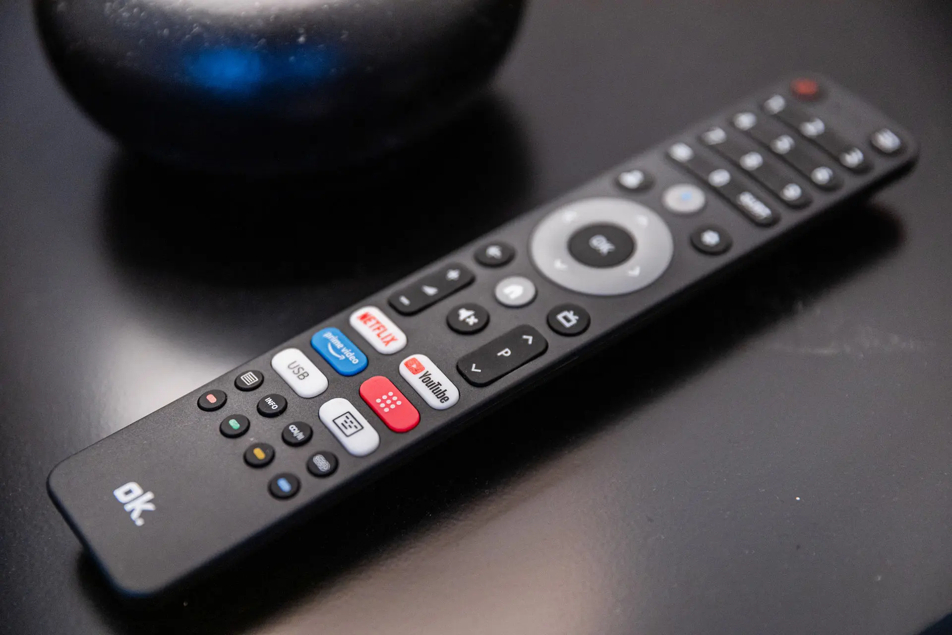 Smart-TV-Fernbedienung mit Netflix, Prime Video und YouTube